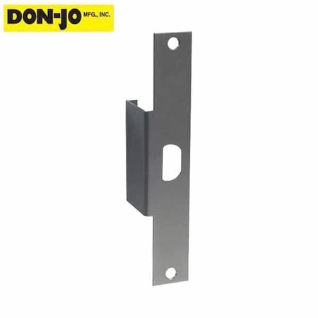Don-Jo Don-Jo: Electric Strike Filler Plate 9" x 1 3/8", Silver Plated DNJ-AF-291L-SL